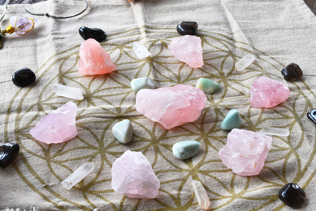 Self Love Healing Crystal Grid